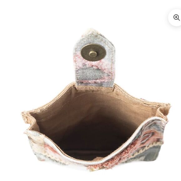 Myra Desert Sage Fringe Cell Phone Bag - Picture 10 of 10